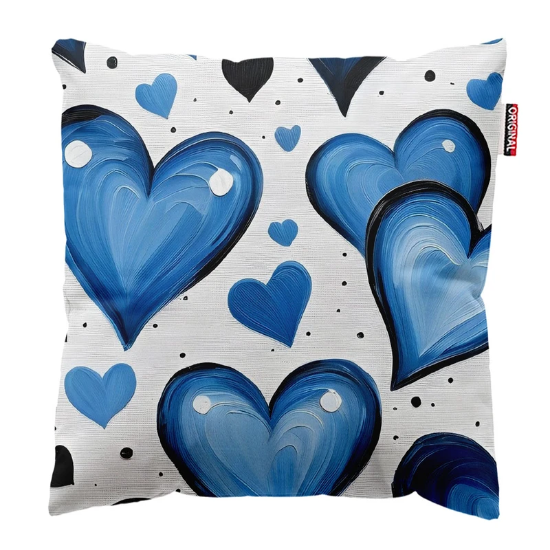 کوسن پاد آفرین طرح قلب کد 5068 سایز 30*30 سانتی متر