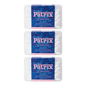 گوش پاک کن پاتریکس مدل Pure Cotton مجموعه 3 عددی