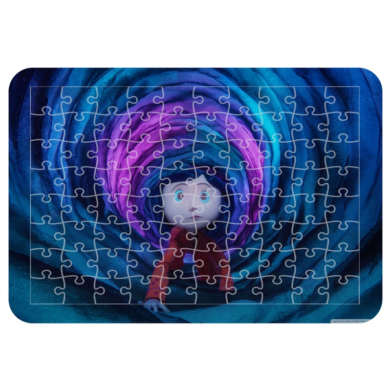 پازل 54 تکه اطلس آبی طرح کورالین جونز مدل P1756