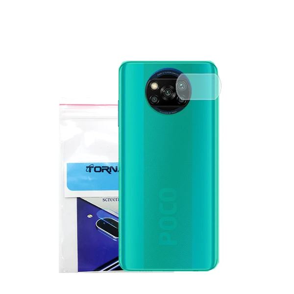 محافظ لنز دوربین مدل TPU مناسب برای گوشی موبایل شیائومی Poco X3 بسته40عددی