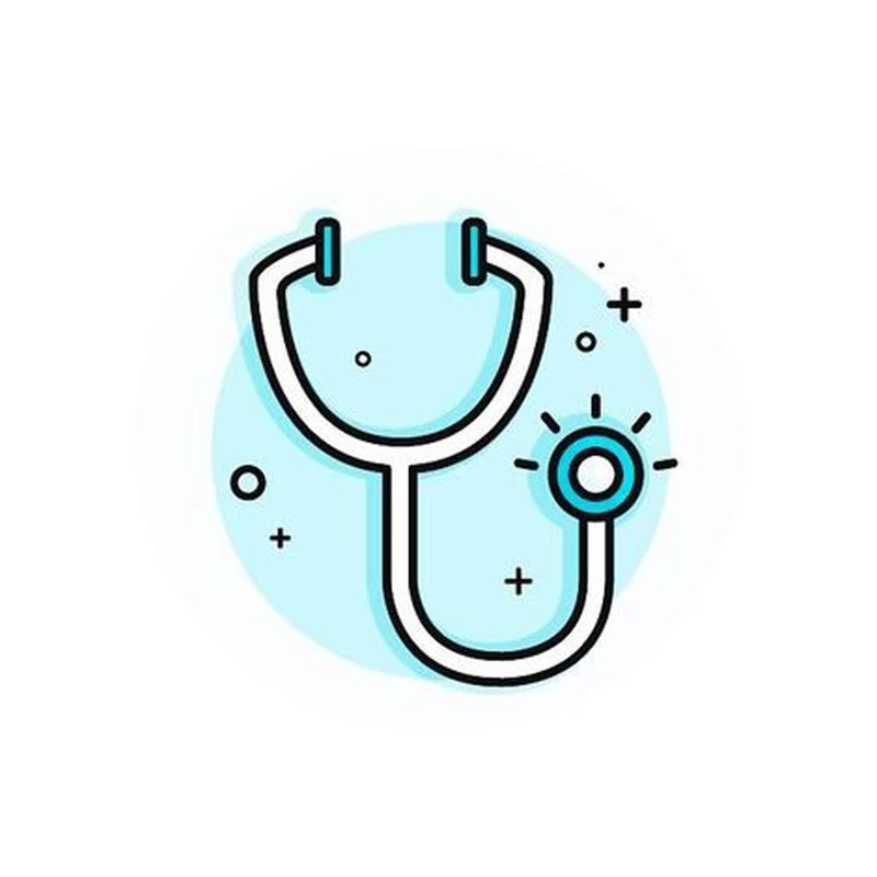 استیکر تزئینی موبایل مدل گوشی پزشکی کد 1121