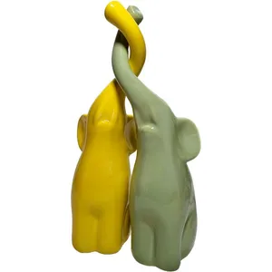 مجسمه مدل فیل کد T-125 مجموعه 2 عددی