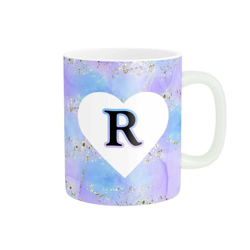 ماگ پاد آفرین مدل اسم شخصی فانتزی طرح اول اسم حرف R کد p11459