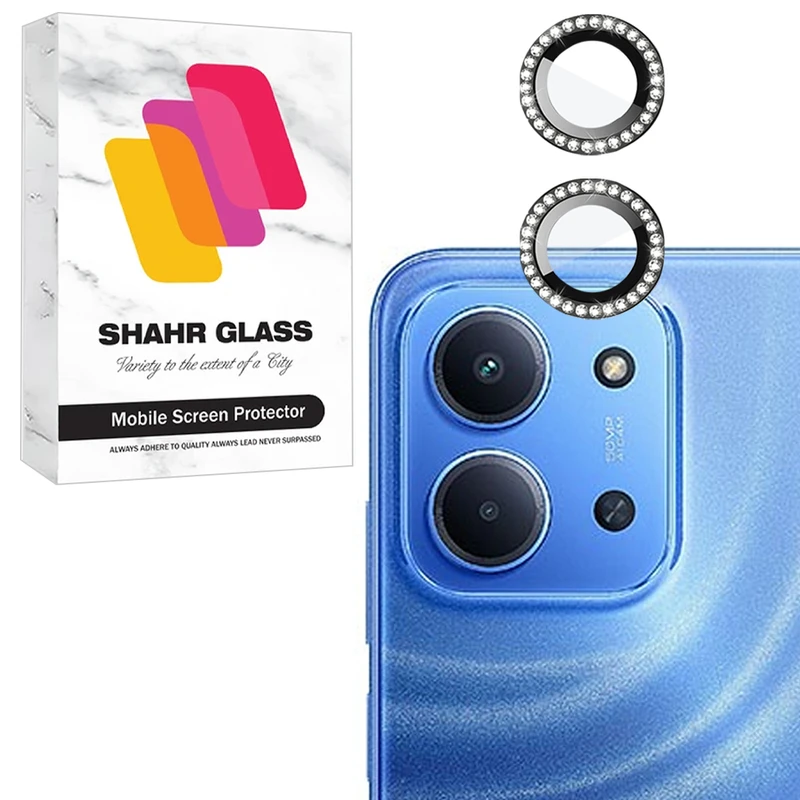 محافظ لنز دوربین شیشه‌ای شهر گلس مدل NRIS20 مناسب برای گوشی موبایل شیائومی Redmi 15C 4G