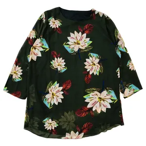 بلوز آستین سه ربع زنانه مدل ارکیده