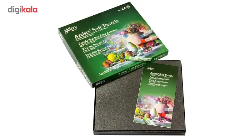پاستل گچی 24 رنگ مونگیو مدل Gallery