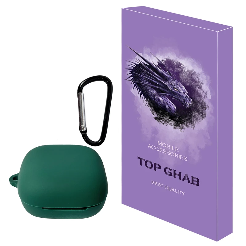 کاور تاپ قاب مدل PODCASE مناسب برای کیس هدفون بی سیم کیو سی وای T13 ANC به همراه قلاب