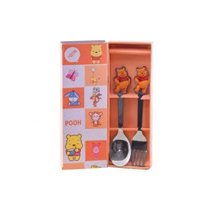 ست قاشق و چنگال کودک طرح پوه