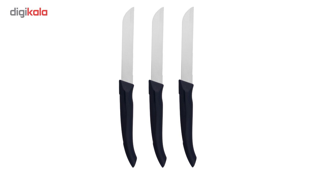 ست چاقو آشپزخانه 3 پارچه اره ای مدل Atrin main 2 1