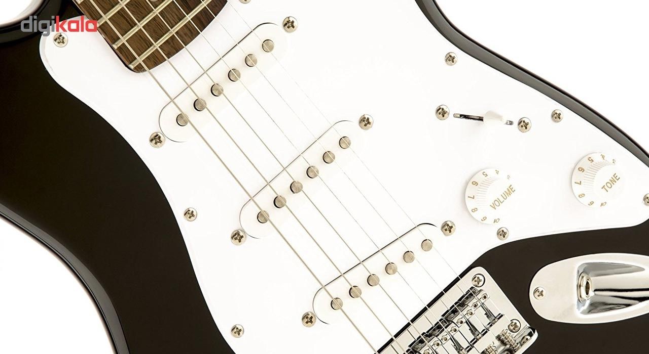گیتار الکتریک فندر مدل Squier 3/4 Stratocaster Mini Rosewood Fingerboard Black