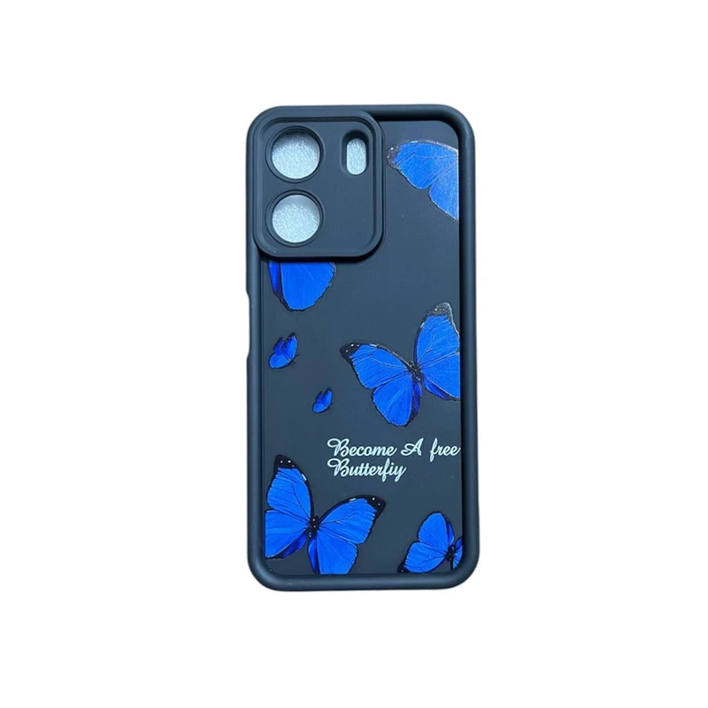 کاور مدل پروانه آبی کد an 87 مناسب برای گوشی موبایل شیائومی Redmi 13C