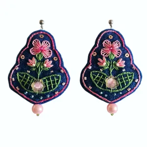 گوشواره دست دوز زنانه مدل 006