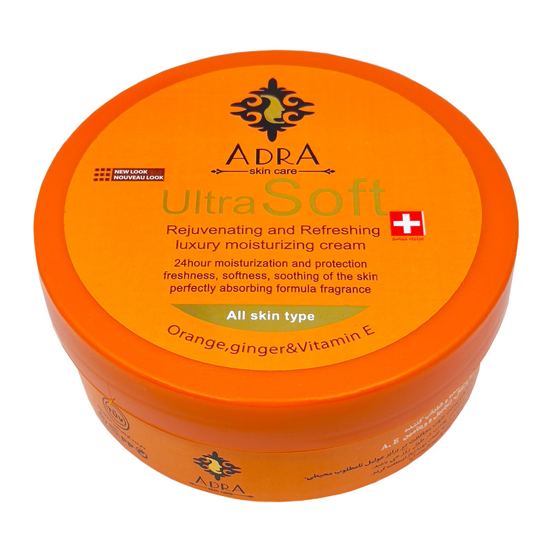 کرم مرطوب کننده آدرا مدل Orange and Ginger حجم 200 میلی لیتر