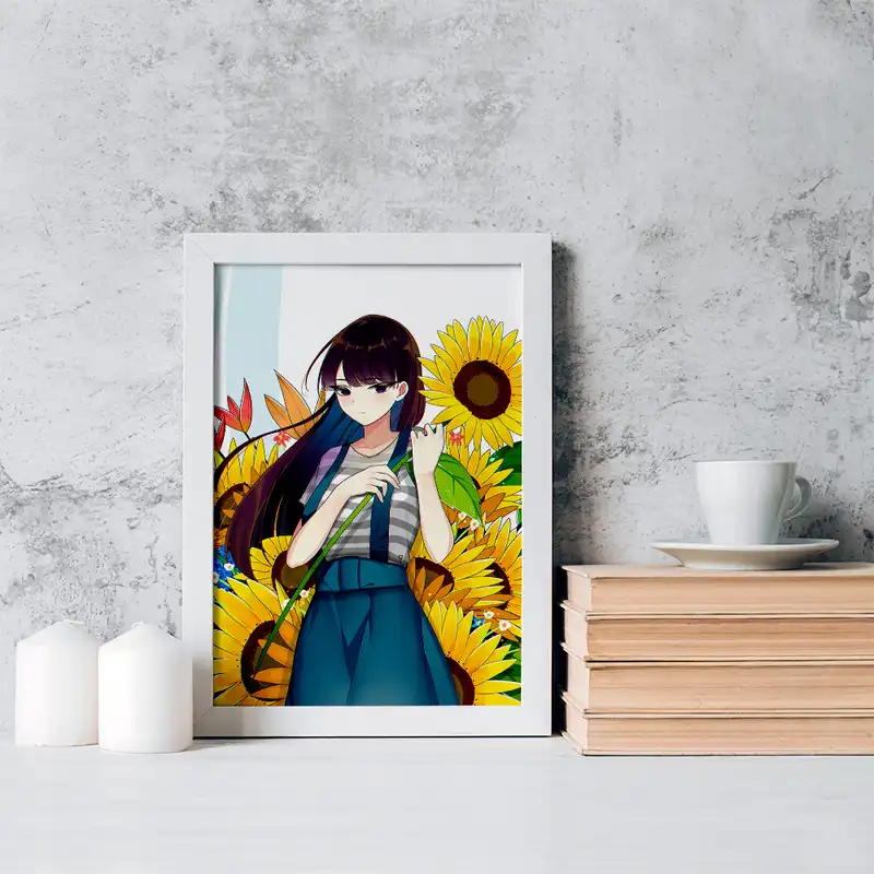 تابلو خندالو مدل انیمه کومی سان کد 16083