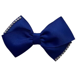 گیره مو دخترانه مدل پاپیونی نگین دار 