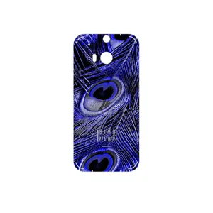 MAHOOT Purple Feather Cover Sticker for HTC One M8