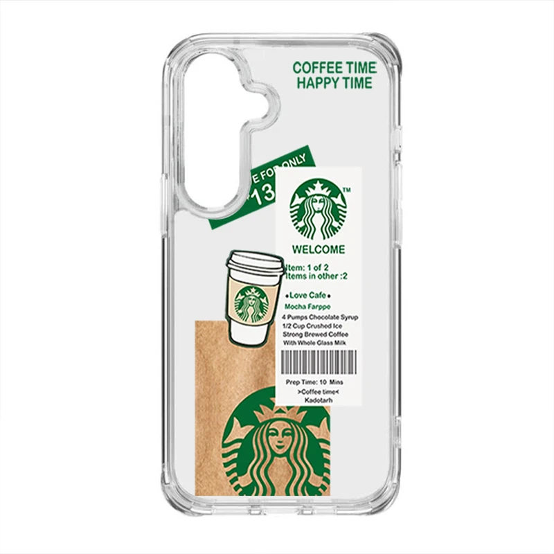 کاو طرح استارباکس مناسب برای گوشی موبایل سامسونگ Galaxy S25