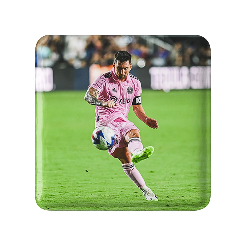 مگنت خندالو طرح لیونل مسی مدل مربعی کد 36442