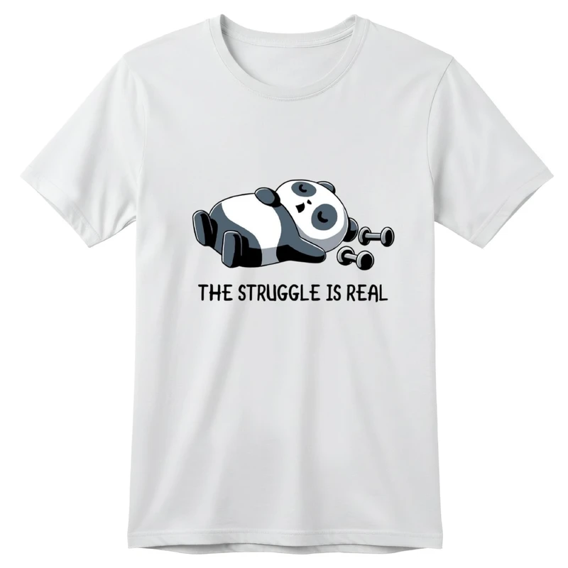 تی‌شرت آستین کوتاه بچگانه مدل پاندا ورزشی کد v10 