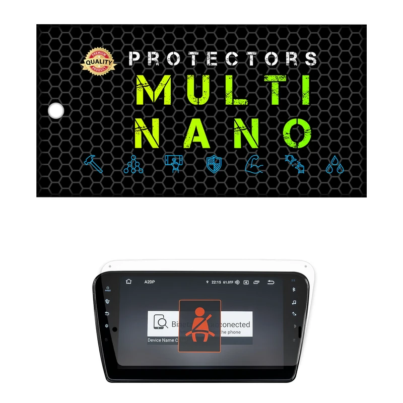 محافظ صفحه نمایش آنتی رفلکس مانیتور خودرو مولتی نانو مدل X-S1M مناسب برای جک S5 Turbo