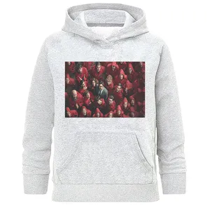 هودی زنانه طرح la casa de papel مدل H417