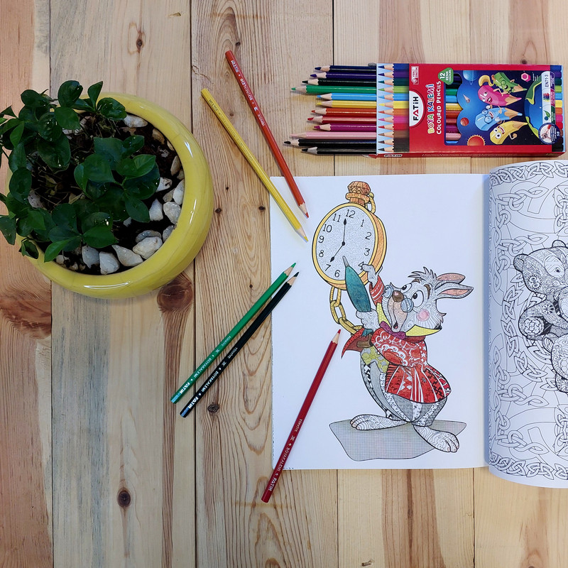 مداد رنگی 12 رنگ فاتح کد 3-71