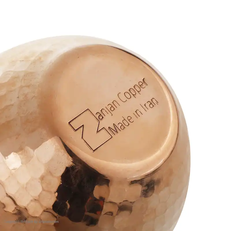 قندان مسی مس زنجان طرح سیب مدل N76