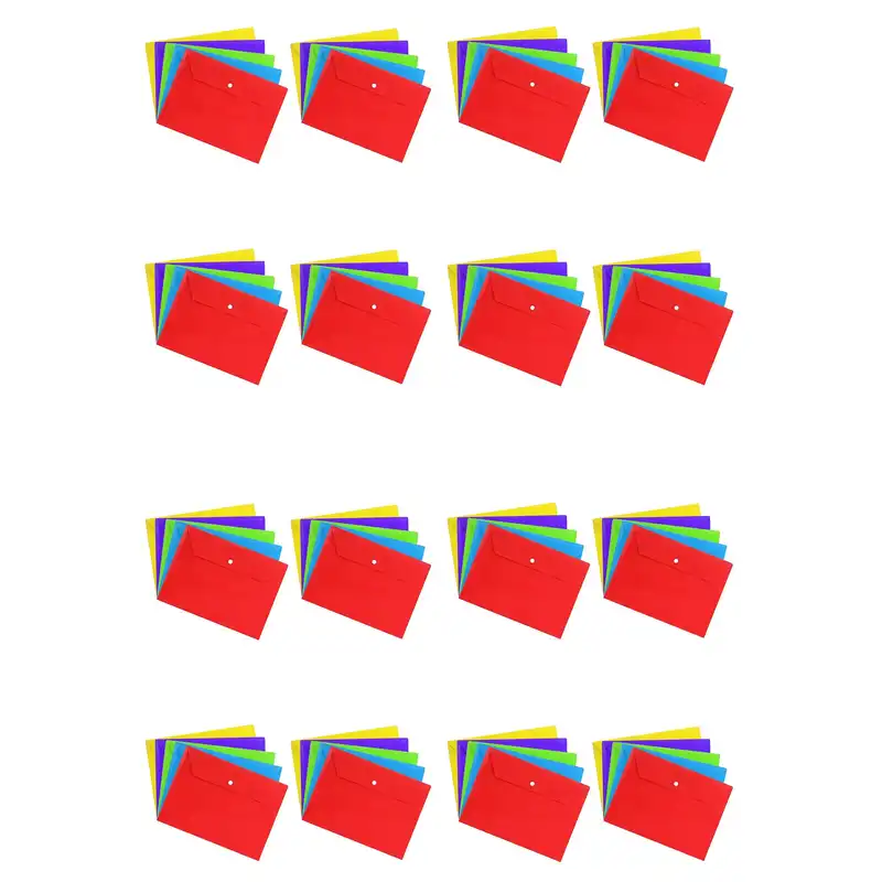 پوشه دکمه دار مدل A4 بسته 100 عددی