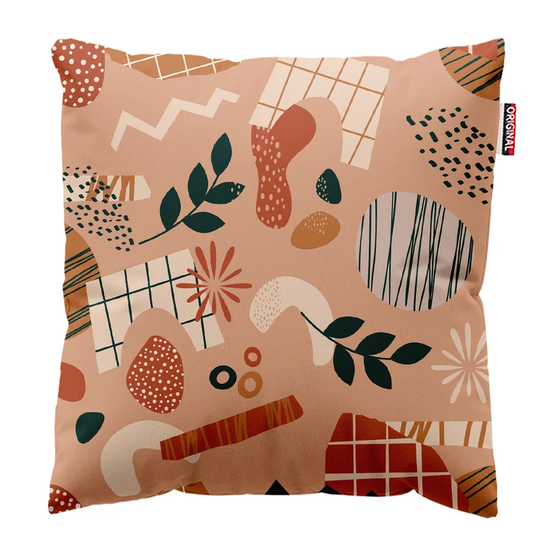 کوسن پاد آفرین مدل بوهو طرح مینیمال کد PK302090 سایز 30*30 سانتی متر