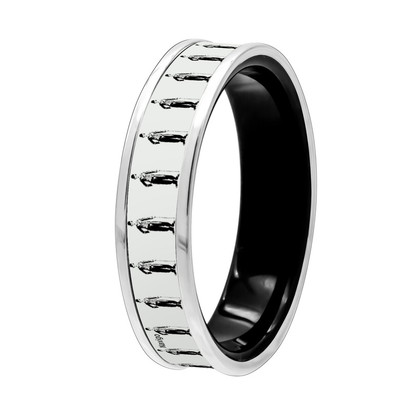 انگشتر ناکسیگو مدل شب تاب طرح چارلی چاپلین کد RB15527 انگشتر ناکسیگو مدل شب تاب طرح چارلی چاپلین کد RB15527