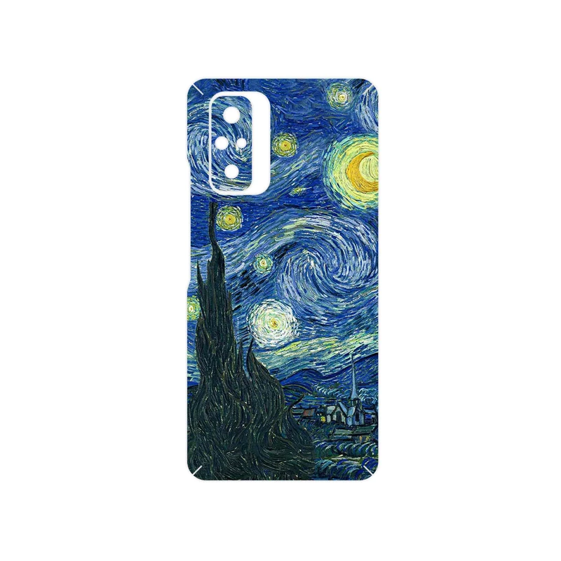 برچسب پوششی ماهوت مدل The Starry Night of van Gogh مناسب برای گوشی موبایل شیائومی Redmi Note 10 Pro
