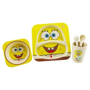 نقد و بررسی ظرف غذای 5 تکه کودک کوکو بامبو مدل باب اسفنجی توسط خریداران
