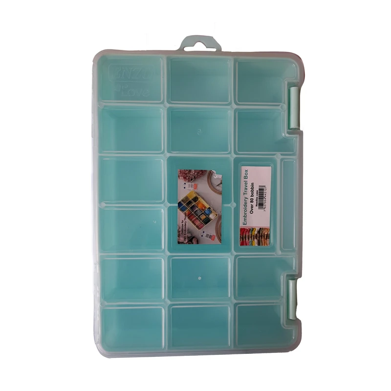 جعبه نخ و سوزن مدل enzo کد blu