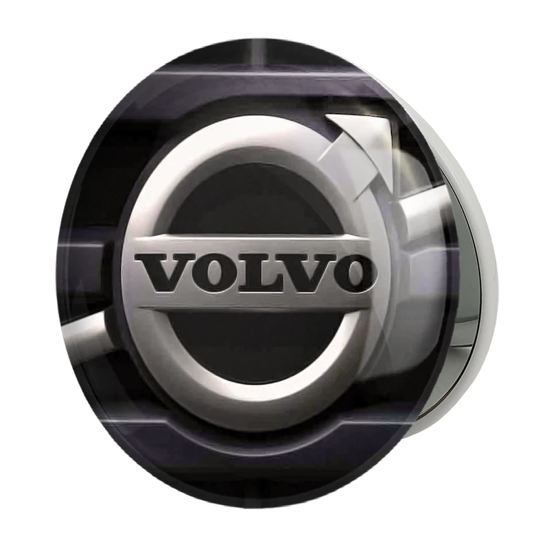 آینه جیبی خندالو طرح ولوو volvo مدل تاشو کد 23668 