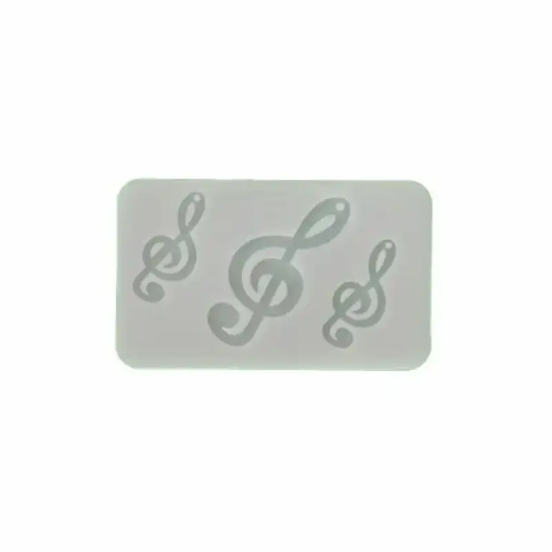 قالب رزین مدل ست گوشواره و گردنبند طرح نت موسیقی