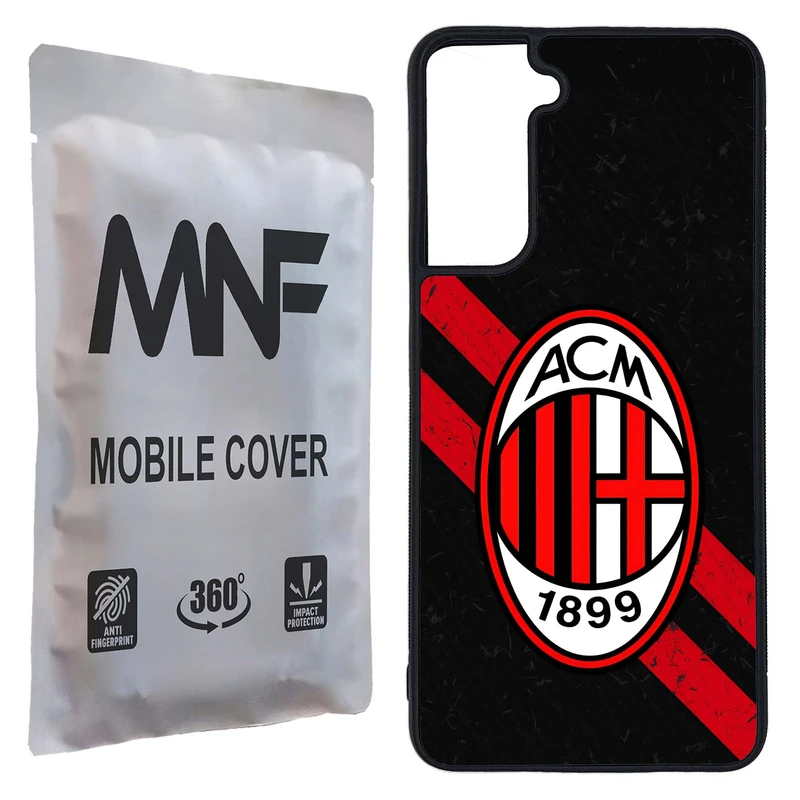 کاور ام ان اف طرح تیم AC Milan کد P-241 مناسب برای گوشی موبایل سامسونگ Galaxy S21