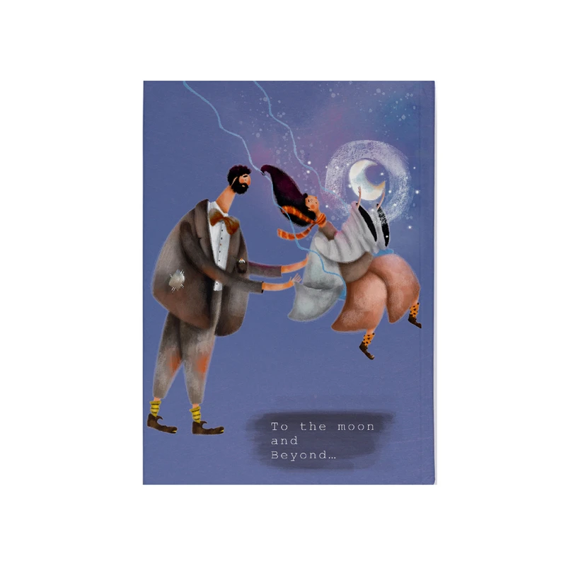 دفتر مشق 100 برگ طرح فانتزی مدل دخترانه کد 11