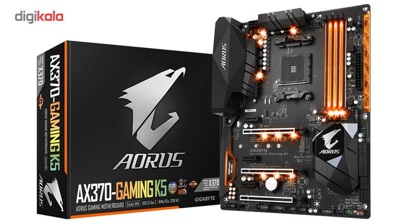 مادربرد گیگابایت مدل GA-AX370-Gaming K5 (rev. 1.0)