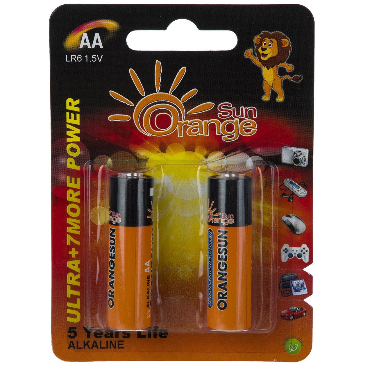 باتری قلمی اورنج سان مدل Ultra Alkaline بسته 2 عددی