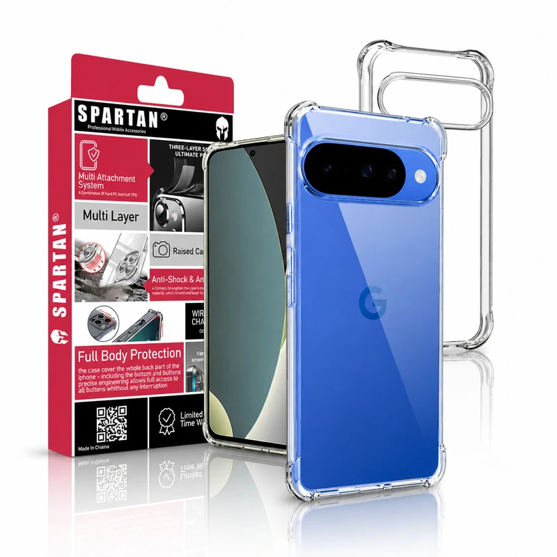 کاور اسپارتان مدل Airbag مناسب برای گوشی موبایل گوگل Pixel 10/ Pixel 10 Pro
