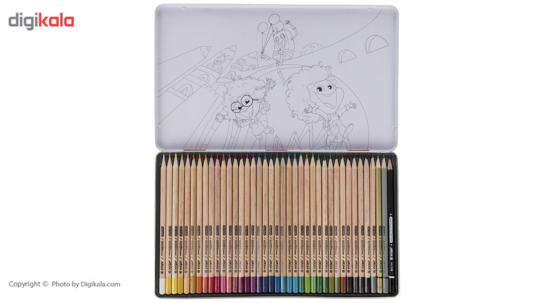 مداد رنگی 36+3 رنگ آریا مدل 3023