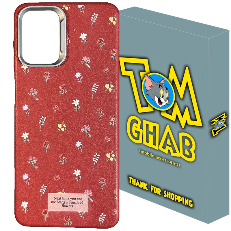 کاور تام قاب مدل گل دار طرح رز مناسب برای گوشی موبایل سامسونگ Galaxy A51