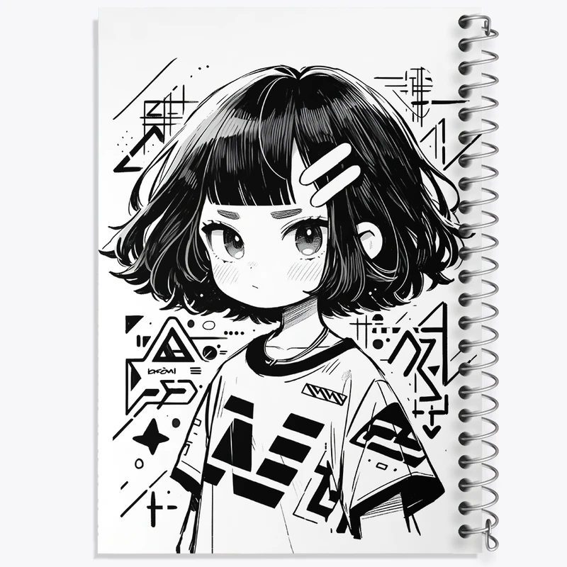 دفتر مشق 50 برگ خندالو طرح دخترانه کد N3024