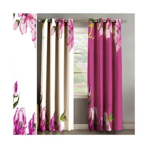 BAHAR Printed Curtain Pack Of 2