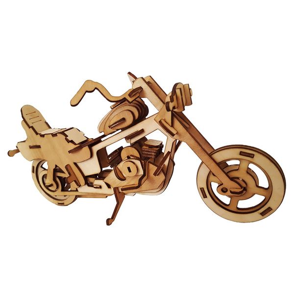 پازل سه بعدی چوبی 83 تکه برتاریو مدل Motorcycle پازل سه بعدی چوبی 83 تکه برتاریو مدل Motorcycle