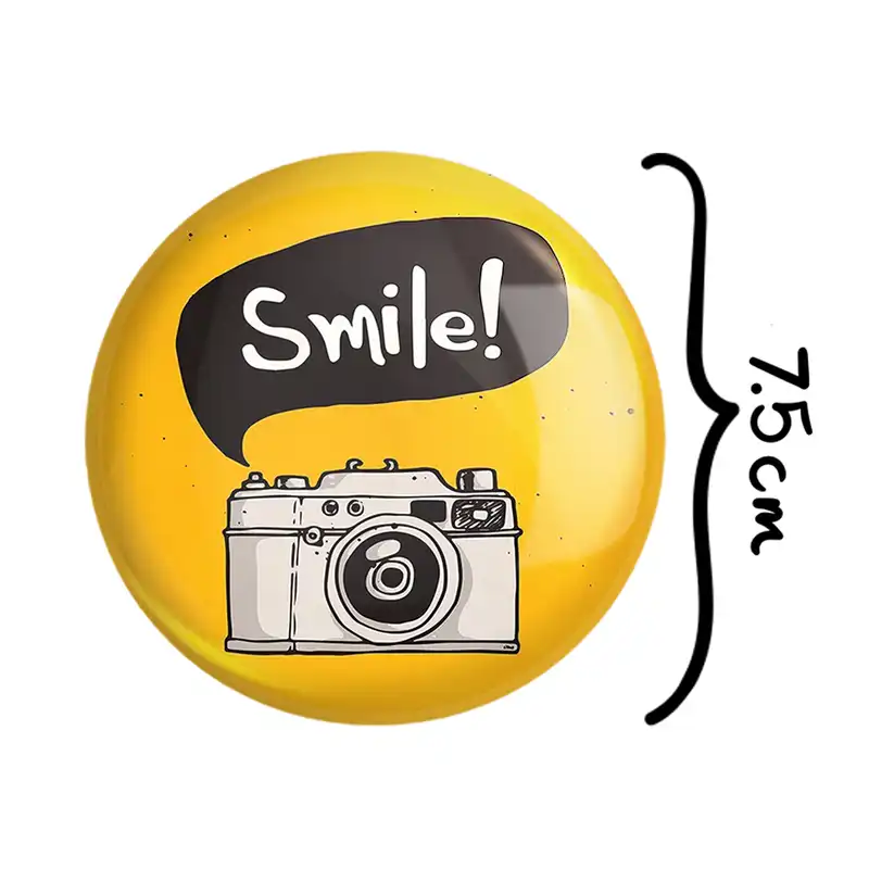 آینه جیبی خندالو طرح دوربین مدل تاشو کد 1735