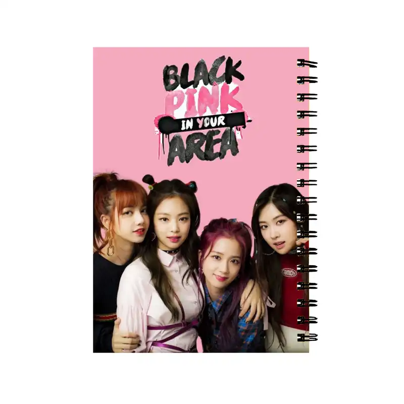 دفتر سیمی طرح گروه بلک پینک کد D-705