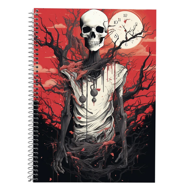 دفتر زبان 50 برگ مدوپد مدل سه خط طرح ChainSaw Man کد DF10943