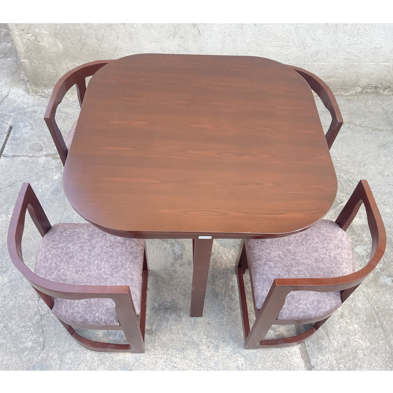میز و صندلی ناهارخوری 4 نفره گالری چوب آشنایی مدل Ro-872