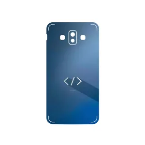 MAHOOT Minimal Coding icon Cover Sticker for Samsung Galaxy J7 Duo